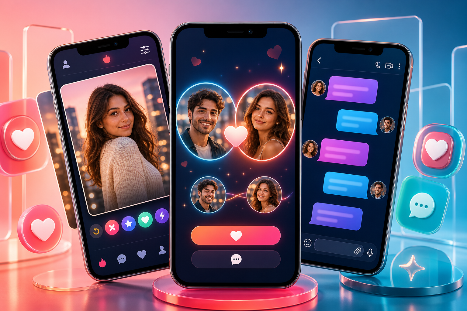 TanTan dating app match and chat screens